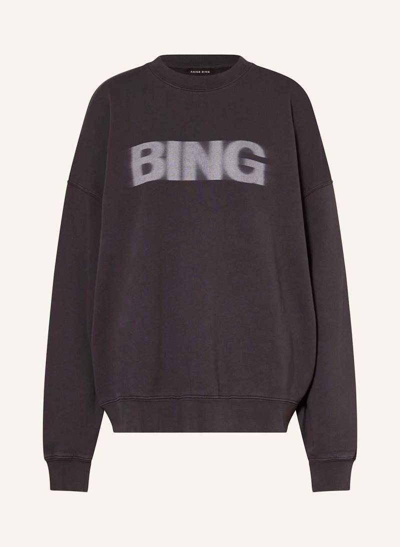 Anine Bing Sweatshirt Miles schwarz von ANINE BING