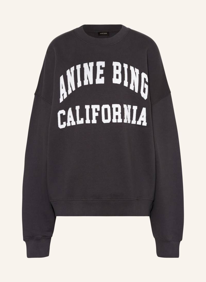 Anine Bing Sweatshirt Miles schwarz von ANINE BING