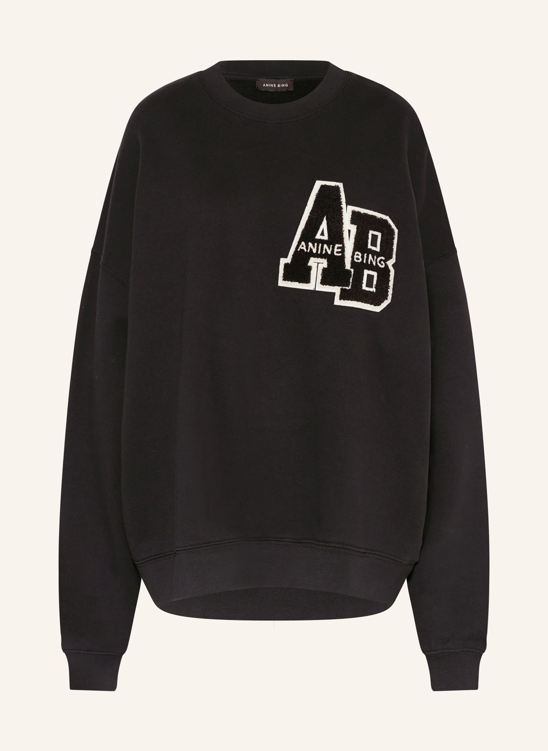 Anine Bing Sweatshirt Miles schwarz Anine Bing Sweatshirt Miles schwarz von ANINE BING