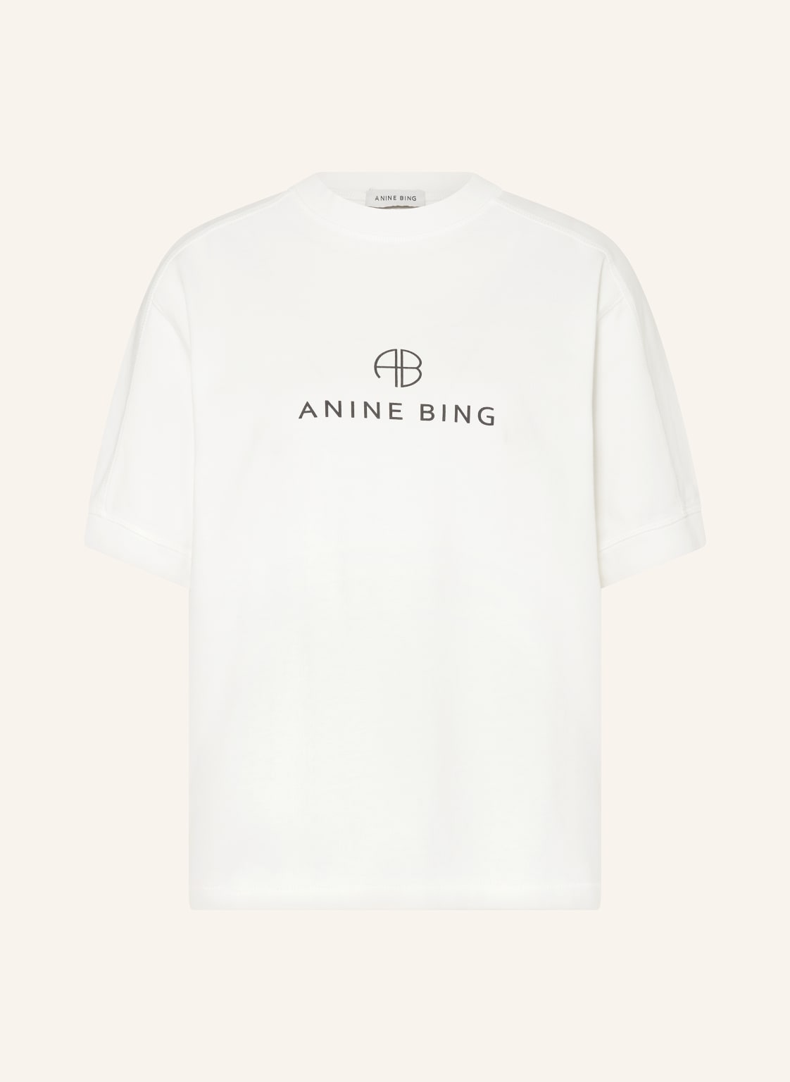 Anine Bing T-Shirt Jaylin weiss von ANINE BING