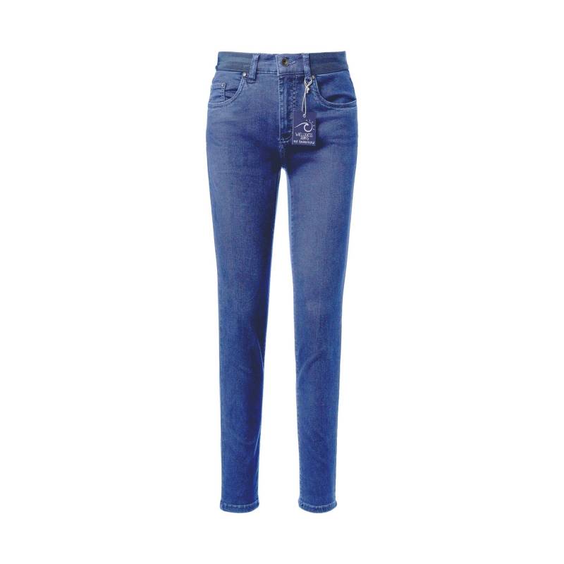 Anna Montana - 5-Pocket Hose, Slim Fit, für Damen, Blau Denim, Größe 38 von Anna Montana