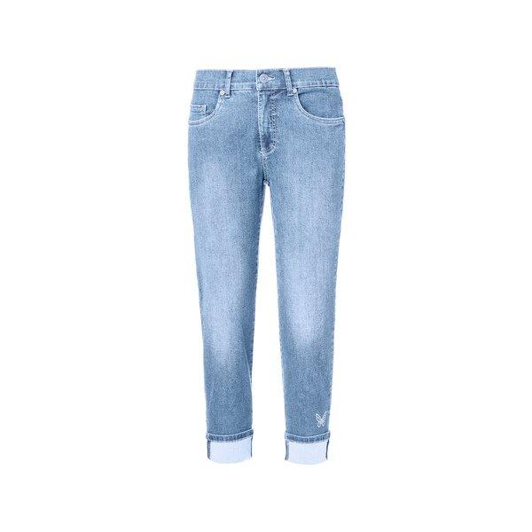 5-pocket Denim 7/8 Damen Hellblau 38 von ANNA MONTANA