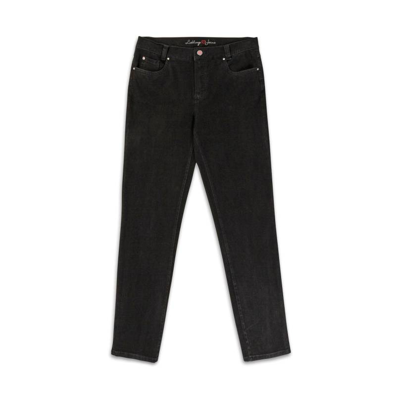 Jeans, Slim Fit Damen Black 40 von ANNA MONTANA