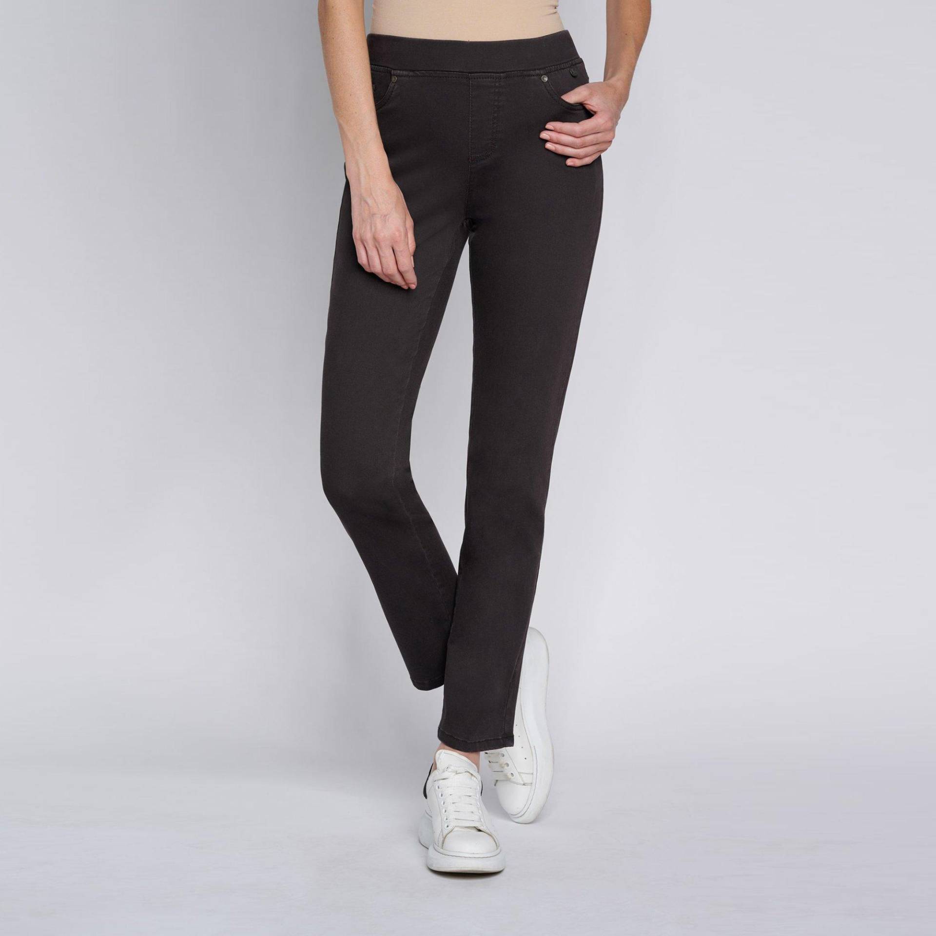 Jeans, Slim Fit Damen Black 40 von ANNA MONTANA
