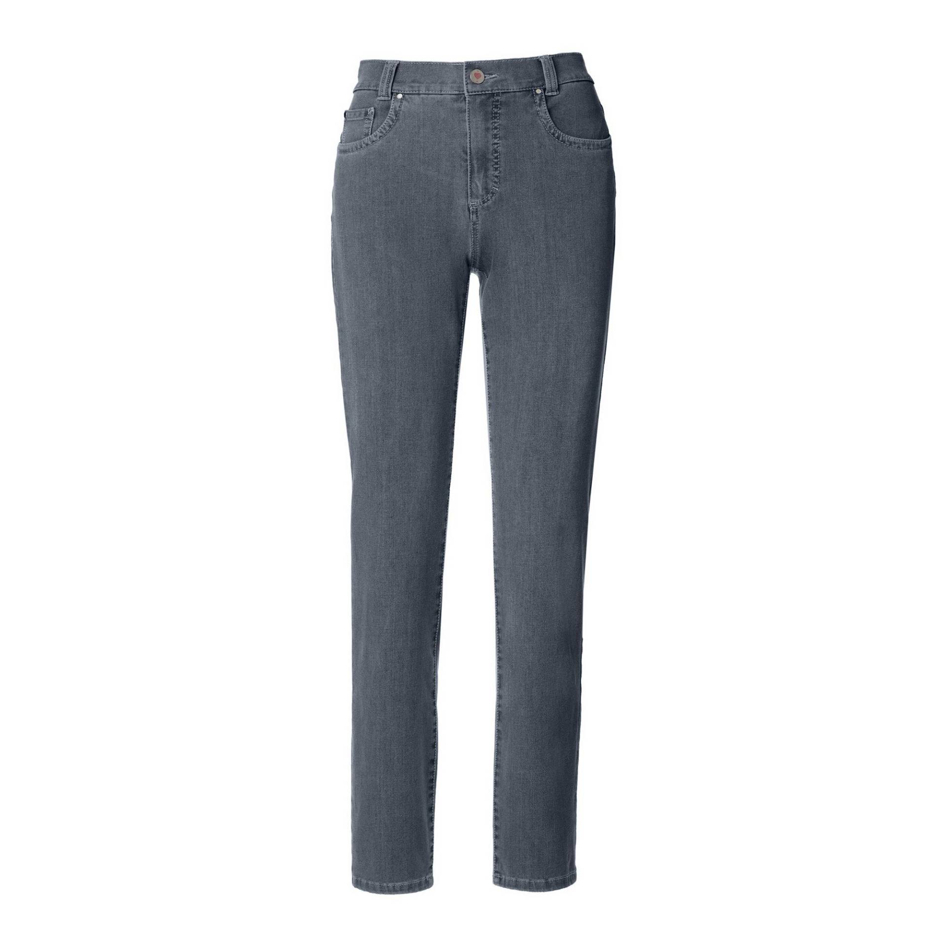 Jeans, Slim Fit Damen Blau Denim Dunkel W38 von ANNA MONTANA