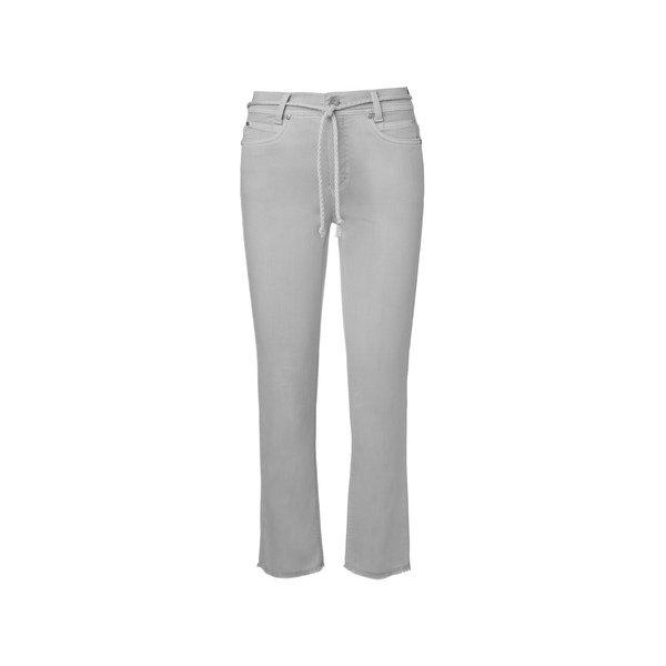 Jeans, Straight Leg Fit Damen Silber 42 von ANNA MONTANA