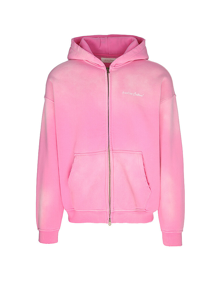 ANOTHER COTTON LAB Sweatjacke rosa | L von ANOTHER COTTON LAB