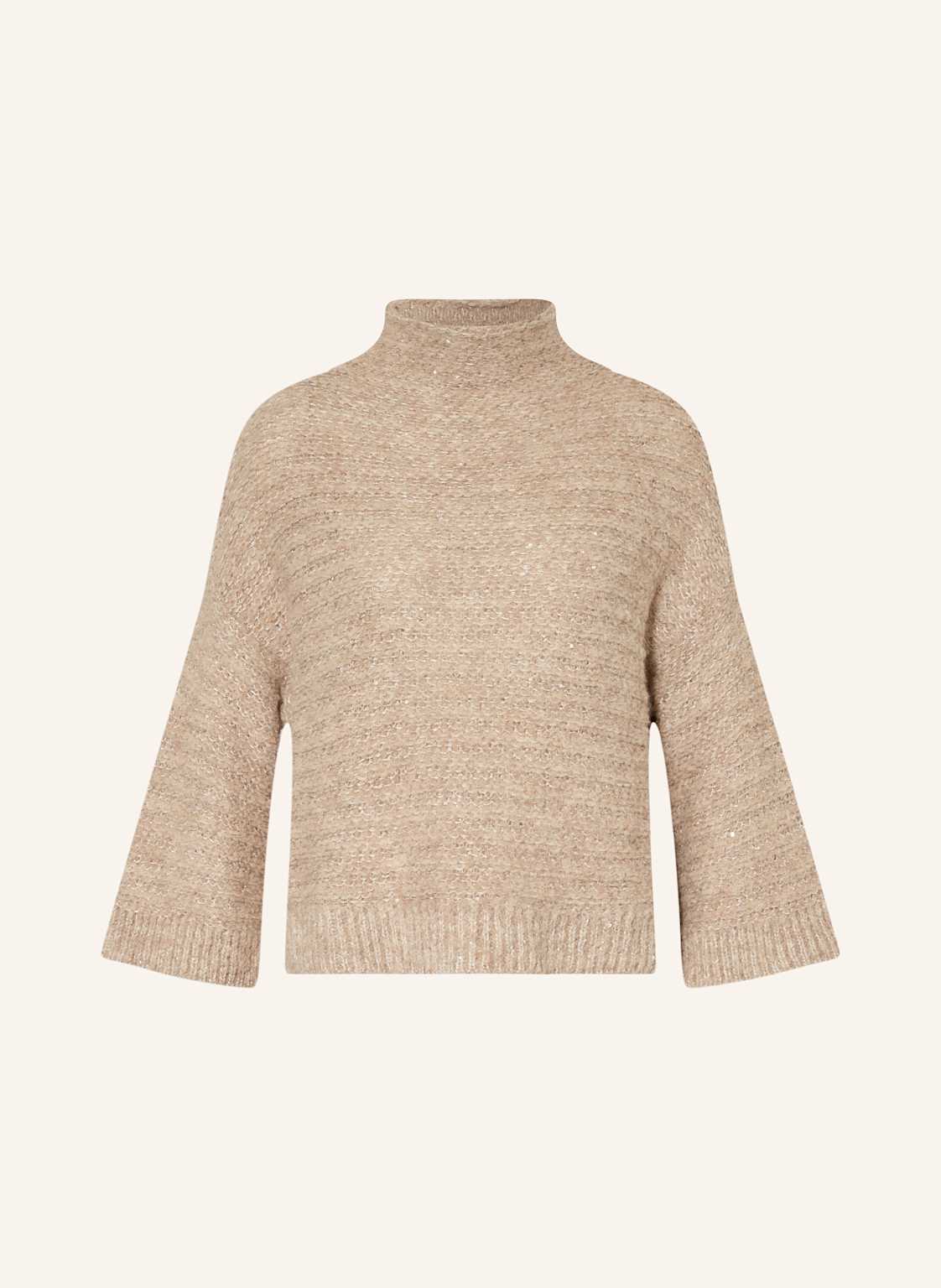 Antonelli Firenze Bouclé-Pullover Clemente Mit Alpaka Und Pailletten beige von ANTONELLI firenze