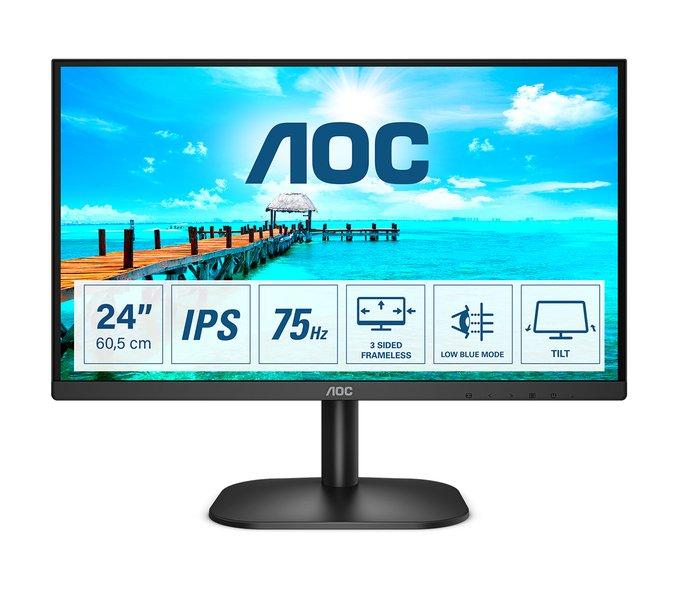 B2 24B2XH/EU LED display 60,5 cm (23.8 Zoll) 1920 x 1080 Pixel Full HD Schwarz von AOC