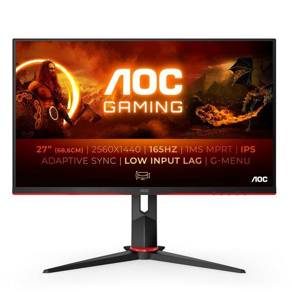 Q27G2S/EU Computerbildschirm 68,6 cm (27 Zoll) 2560 x 1440 Pixel Quad HD LED Schwarz, Rot von AOC