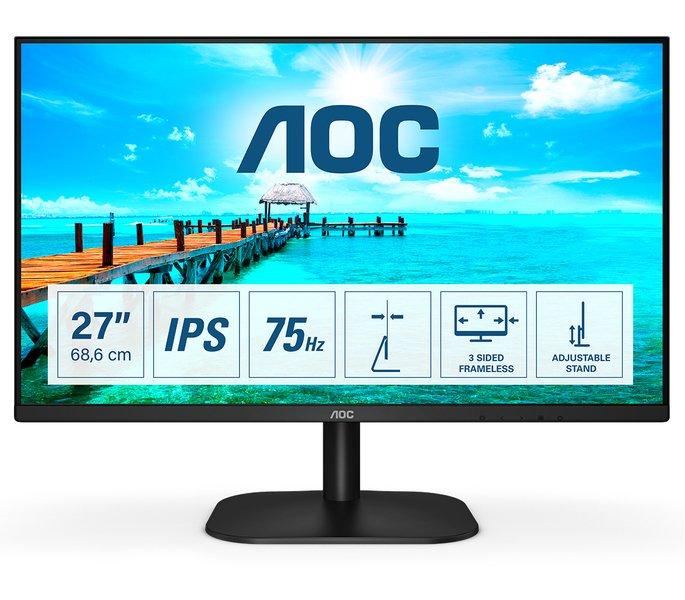 B2 27B2DA LED display 68,6 cm (27 Zoll) 1920 x 1080 Pixel Full HD Schwarz von AOC