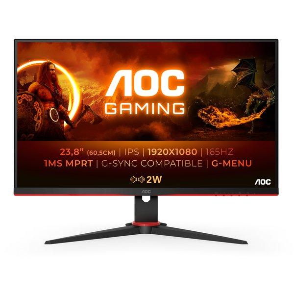 AOC - G2 24G2SPAE/BK LED display 60,5 cm (23.8 Zoll) 1920 x 1080 Pixel Full HD Schwarz, Rot, Rot Bunt, 40 von AOC