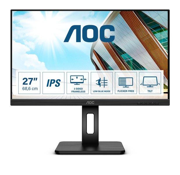 P2 Q27P2Q LED display 68,6 cm (27 Zoll) 2560 x 1440 Pixel Quad HD Schwarz von AOC