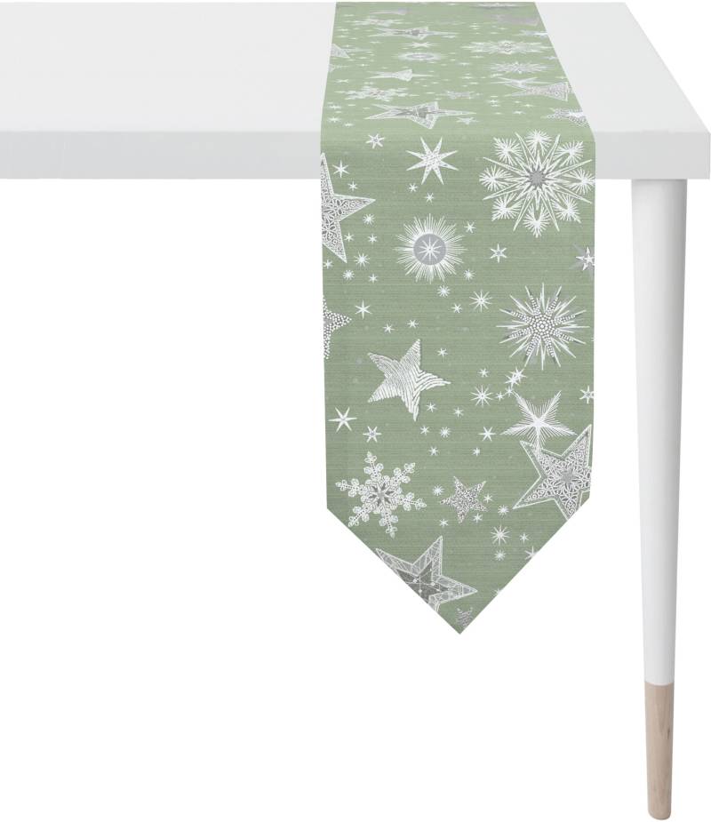 APELT Tischband »9602 CHRISTMAS ELEGANCE, Weihnachtsdeko, Weihnachten«, (1 St.), Lurex-Jacquardgewebe von APELT