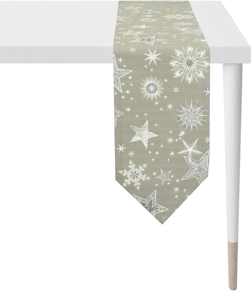 APELT Tischband »9602 CHRISTMAS ELEGANCE, Weihnachtsdeko, Weihnachten«, (1 St.), Lurex-Jacquardgewebe von APELT