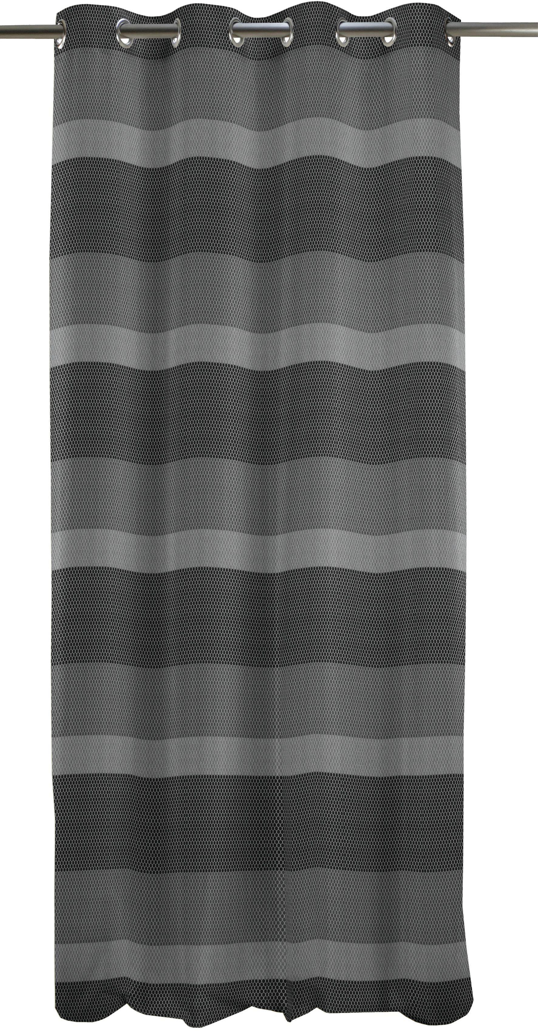 APELT Gardine »Rayon«, (1 St.), HxB: 245x140, Rayon, Ösenschal mit Metallösen von APELT