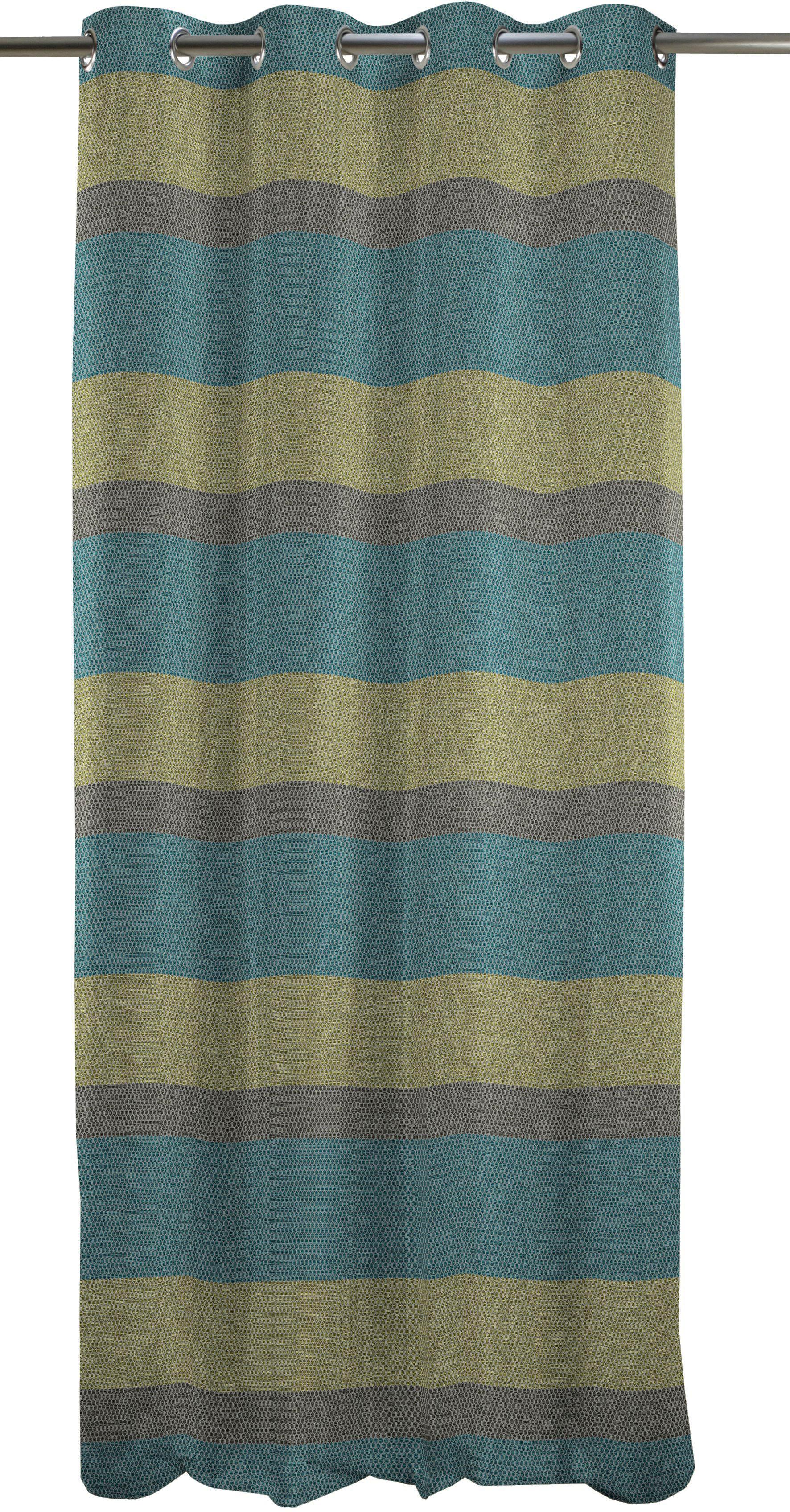 APELT Gardine »Rayon«, (1 St.), HxB: 245x140, Rayon, Ösenschal mit Metallösen von APELT