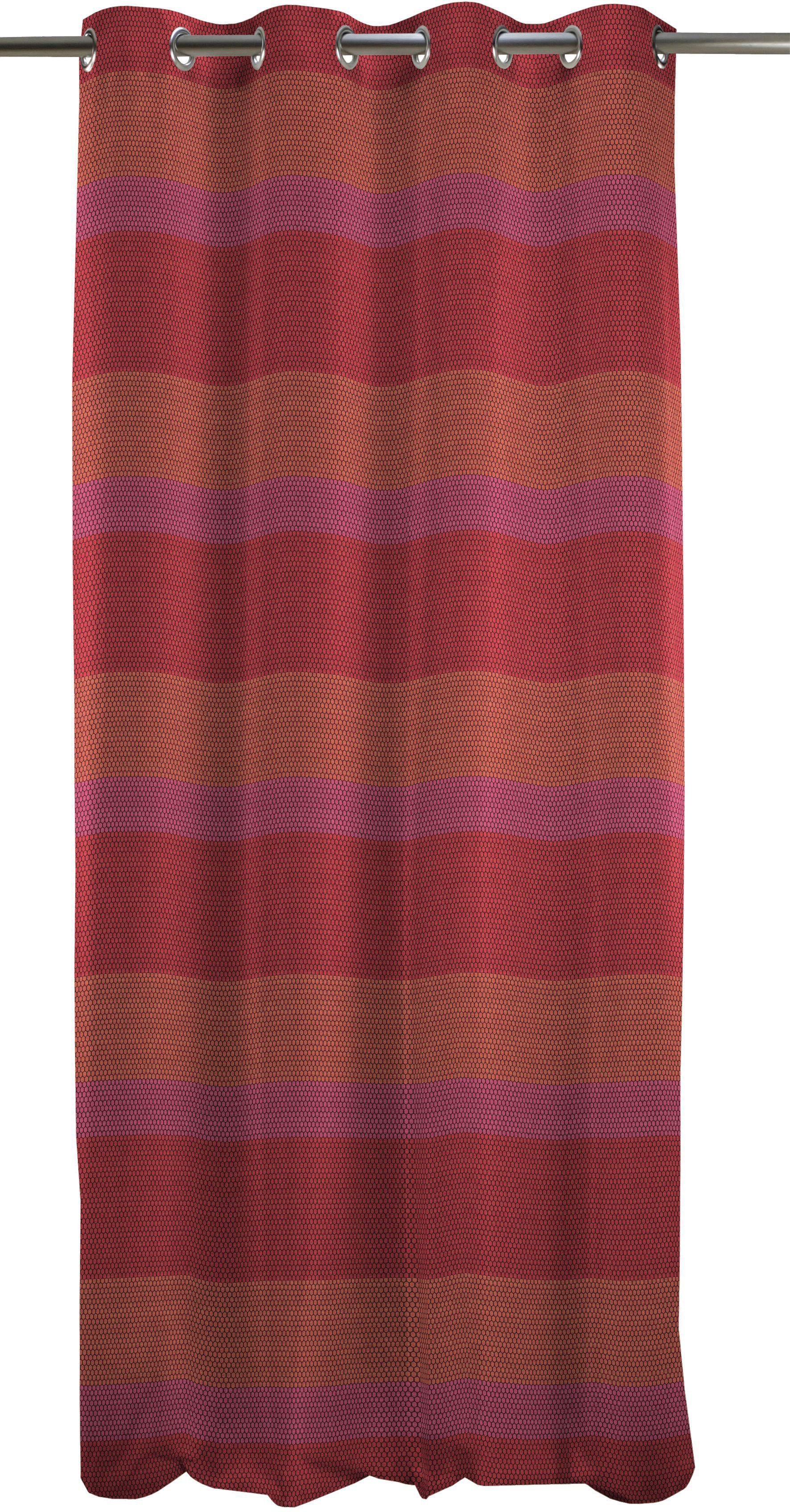 APELT Gardine »Rayon«, (1 St.), HxB: 245x140, Rayon, Ösenschal mit Metallösen von APELT