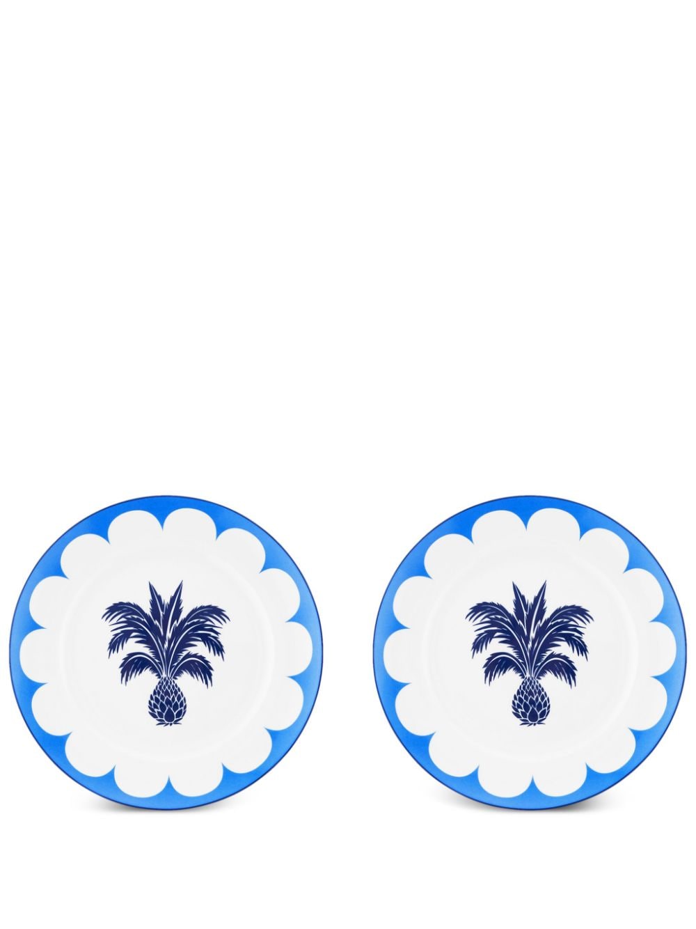 AQUAZZURA CASA Jaipur dessert plates (set of two) - Blue von AQUAZZURA CASA