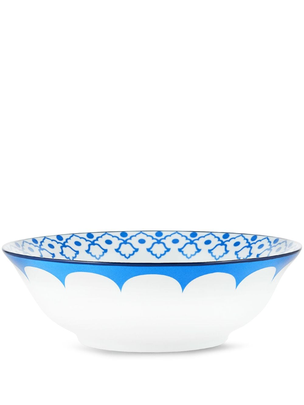 AQUAZZURA CASA Jaipur porcelain salad bowl (26cm) - Blue von AQUAZZURA CASA