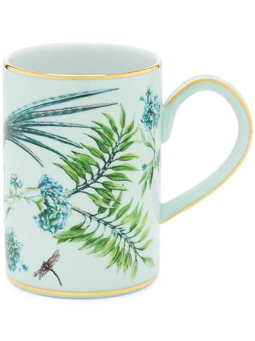 AQUAZZURA CASA Secret Garden porcelain mug (38cl) - Green von AQUAZZURA CASA