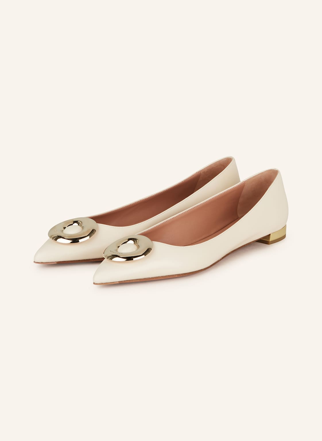 Aquazzura Ballerinas weiss von AQUAZZURA