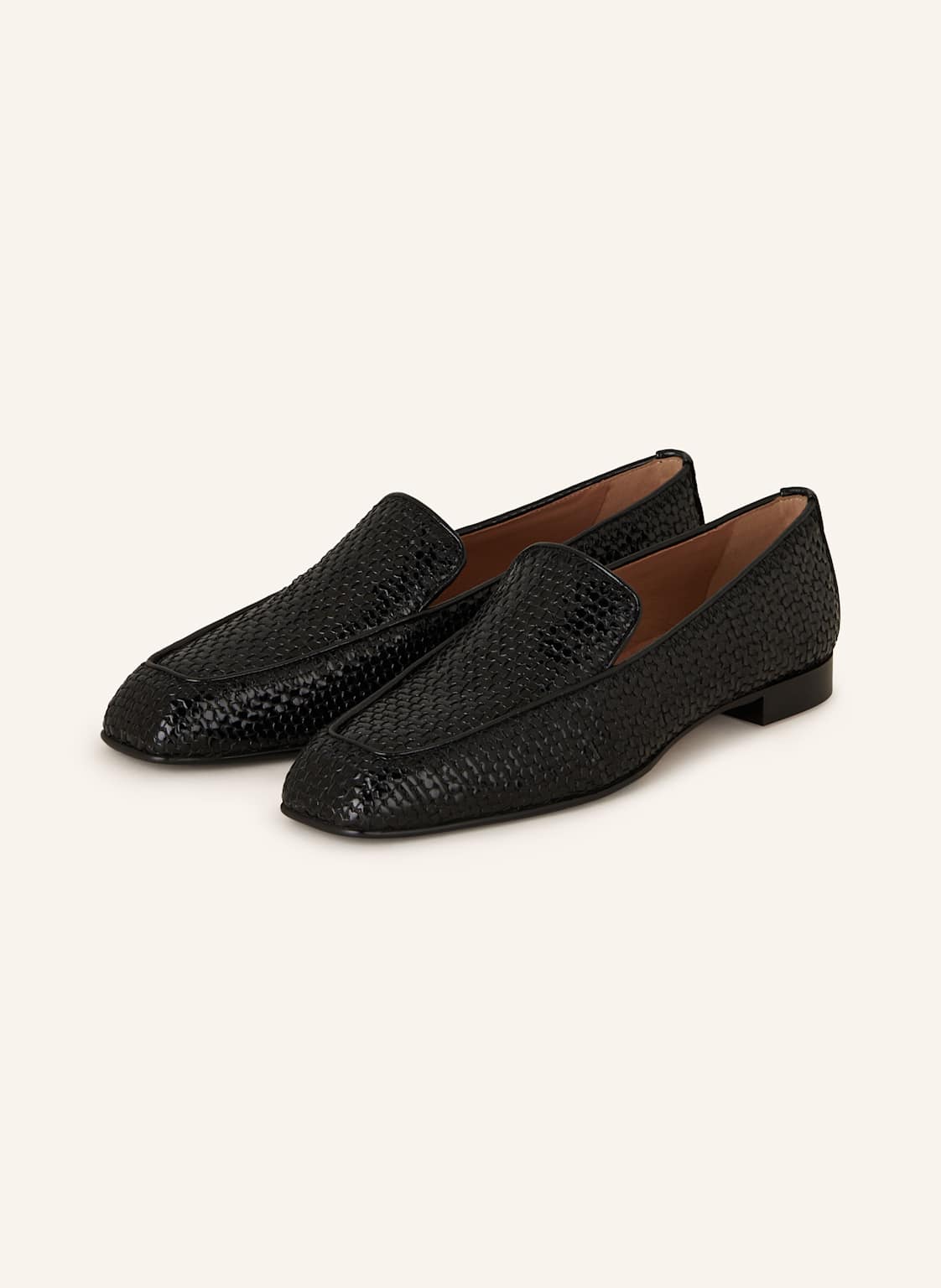 Aquazzura Lack-Slipper Cy schwarz von AQUAZZURA