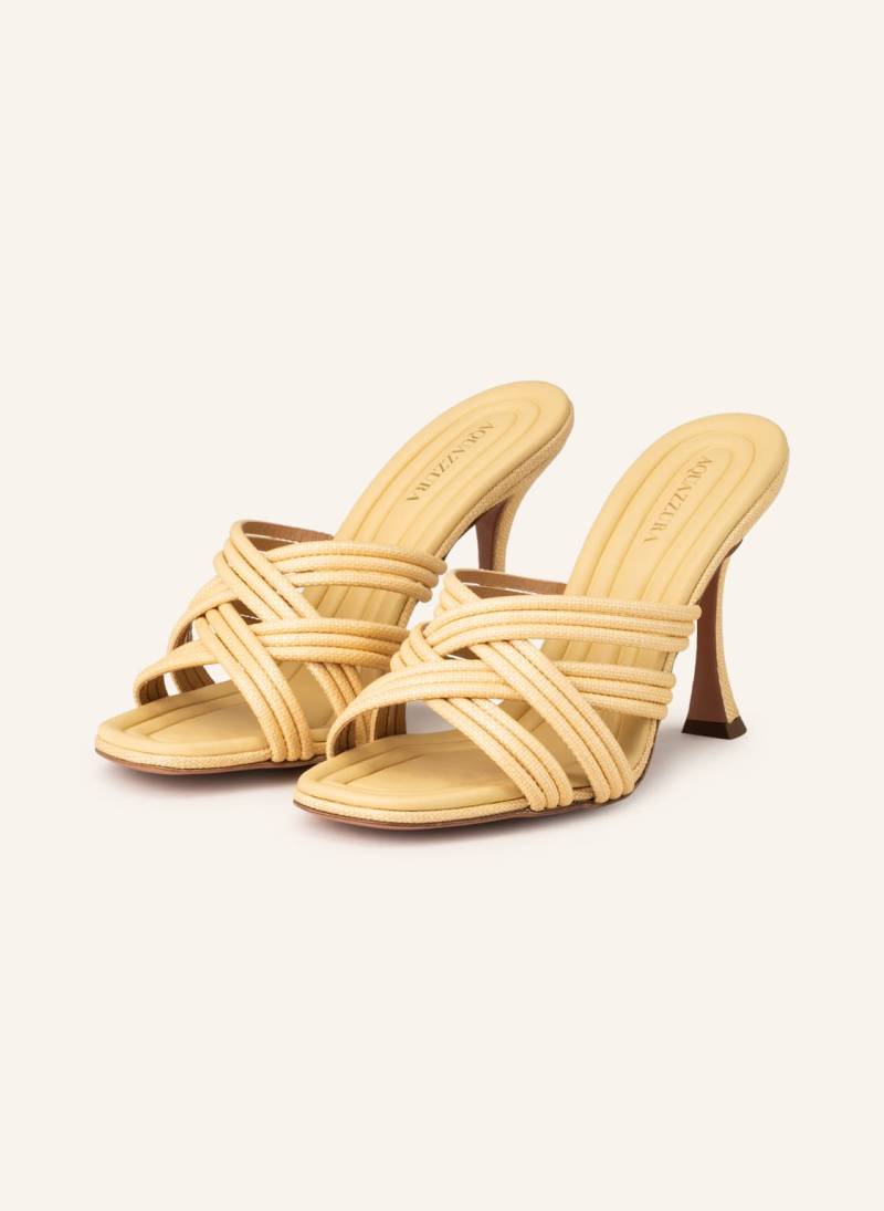 Aquazzura Mules Oahu beige von AQUAZZURA