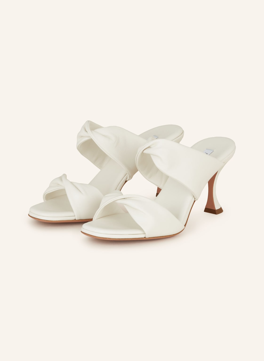 Aquazzura Mules Twist weiss von AQUAZZURA