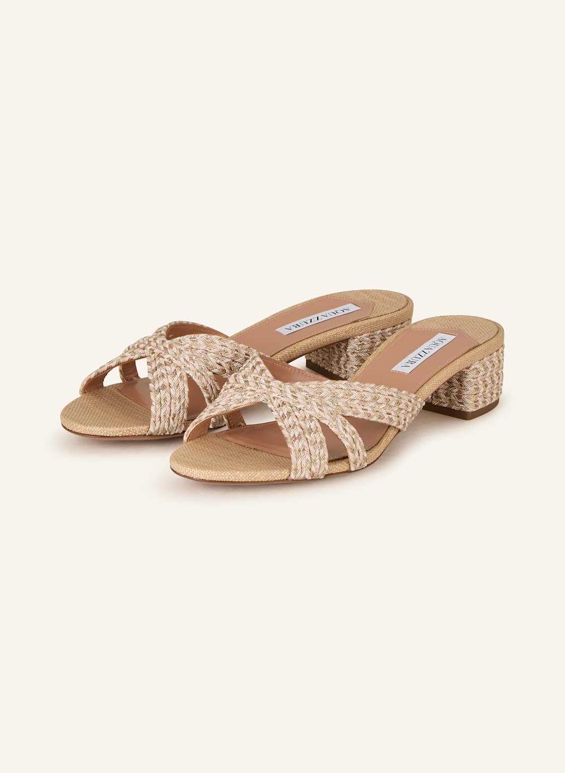 Aquazzura Pantoletten Sundance beige Aquazzura Pantoletten Sundance beige von AQUAZZURA