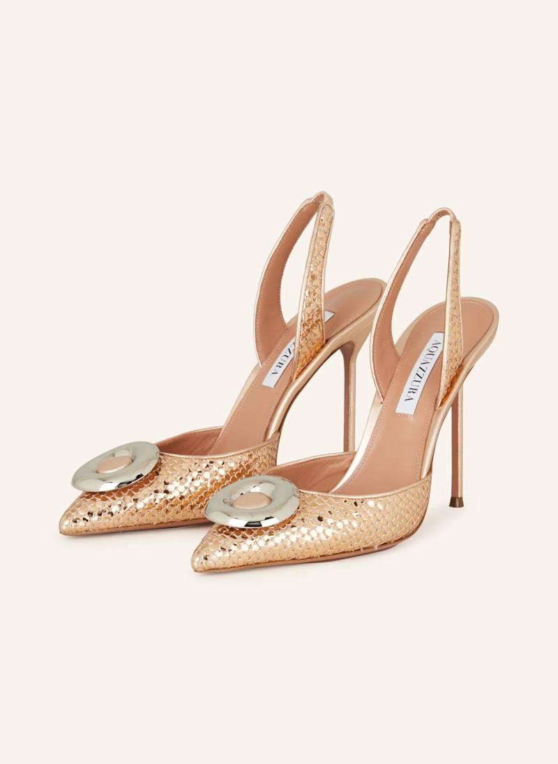 Aquazzura Slingpumps rosegold von AQUAZZURA