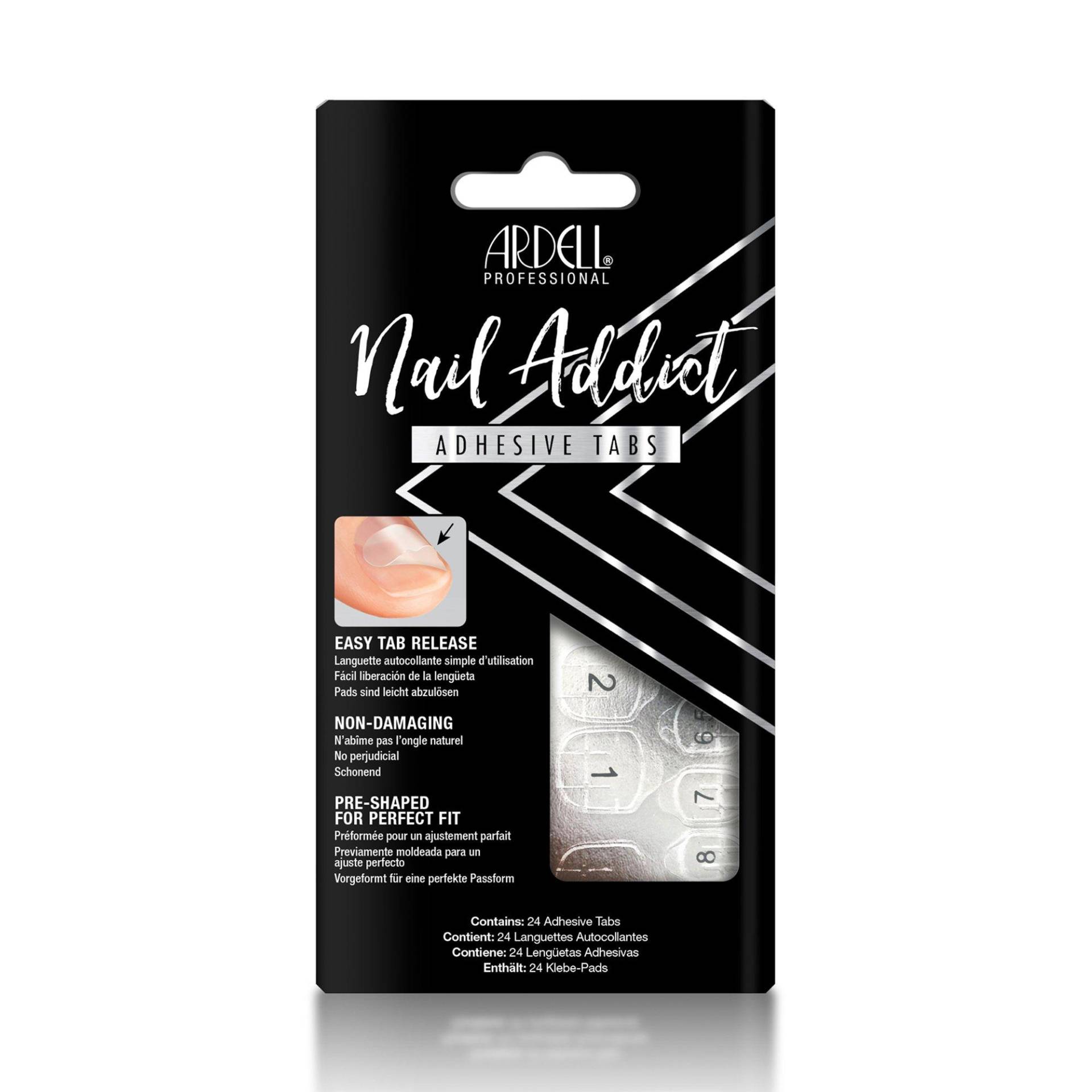 Nail Addict Adhesive Tabs, Kunstnagel-klebefolien Damen Multicolor  24x von ARDELL