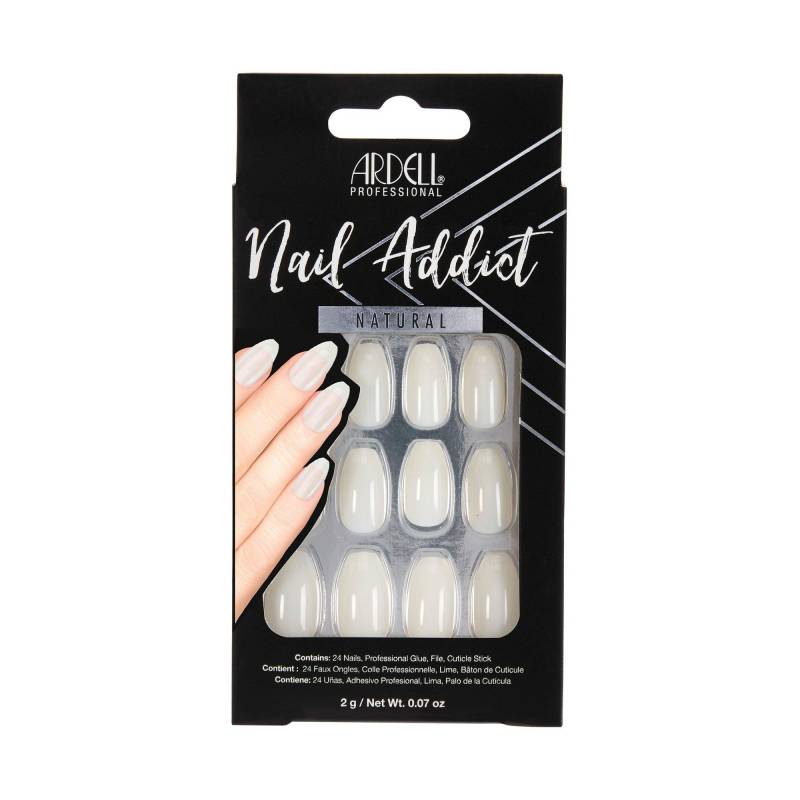 Nail Addict Natural Ballerina, Künstliche Fingernägel Damen  24x von ARDELL