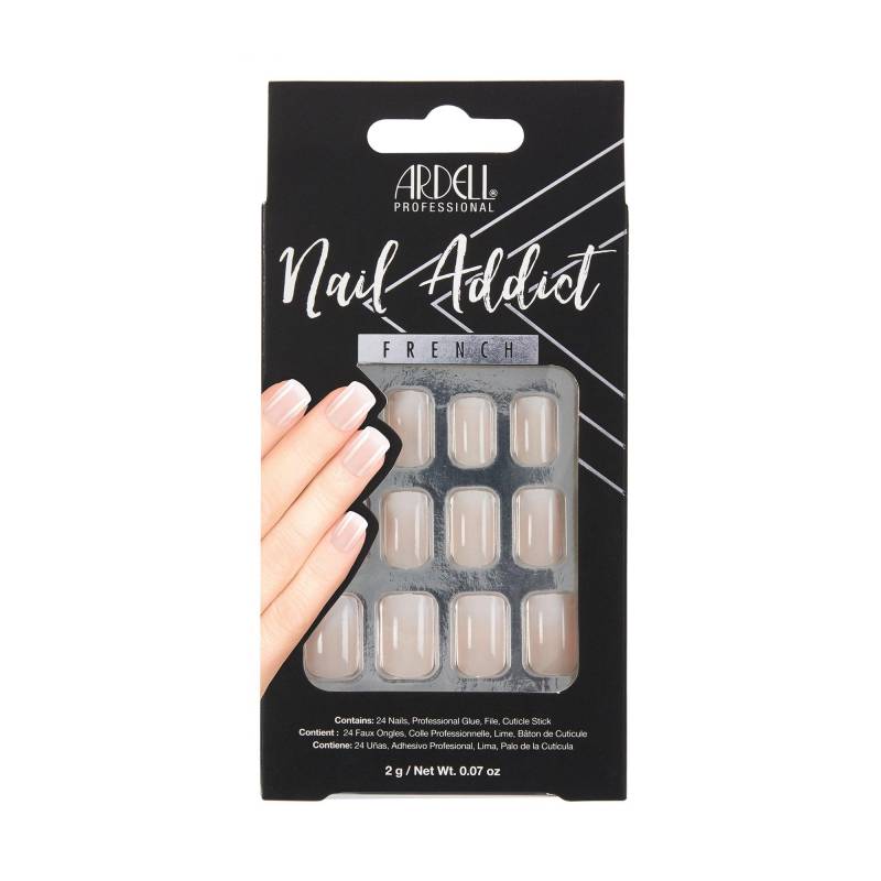 Nail Addict Subtle French, Künstliche Fingernägel Damen  24x von ARDELL