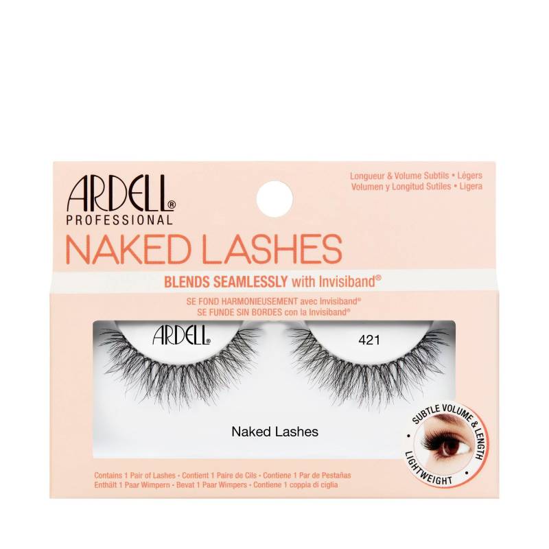 Naked Lashes, Falsche Wimpern Damen Schwarz Naked Lashes 421 von ARDELL