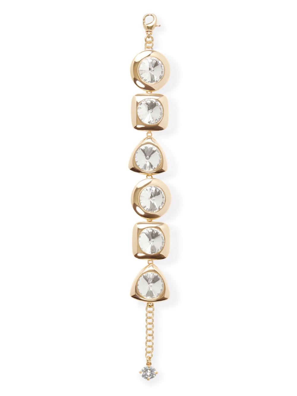 AREA crystal-embellished drop bracelet - Gold von AREA