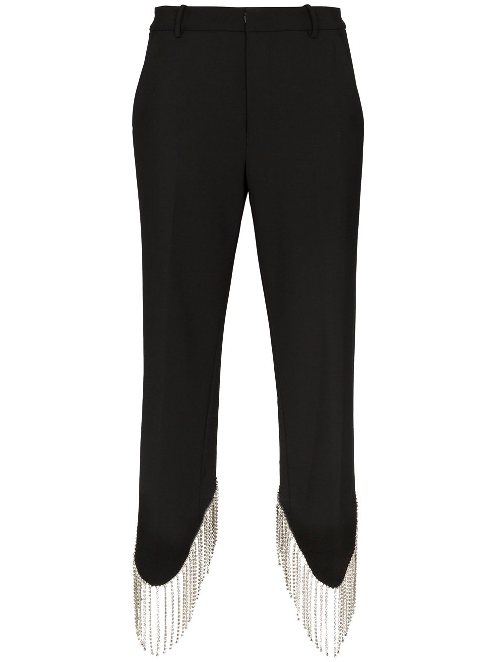 AREA high-waist embellished trousers - Black von AREA