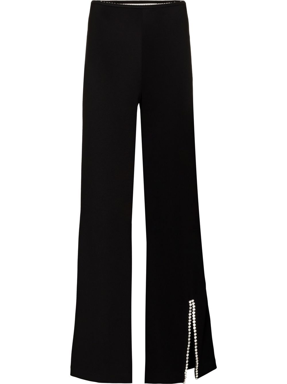 AREA nameplate flared leg trousers - Black von AREA