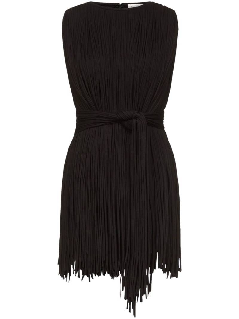 AREA sleeveless fringed top - Black von AREA