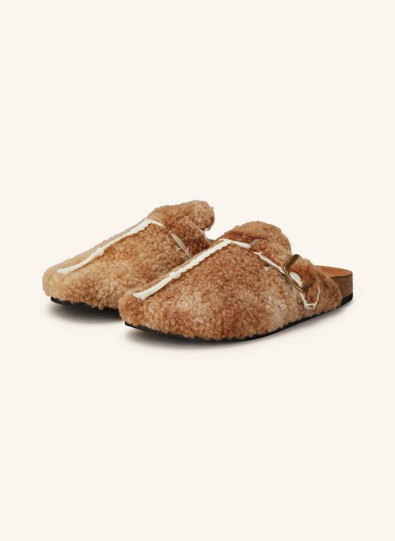 Arizona Love Mules Mit Teddyfell beige von ARIZONA LOVE