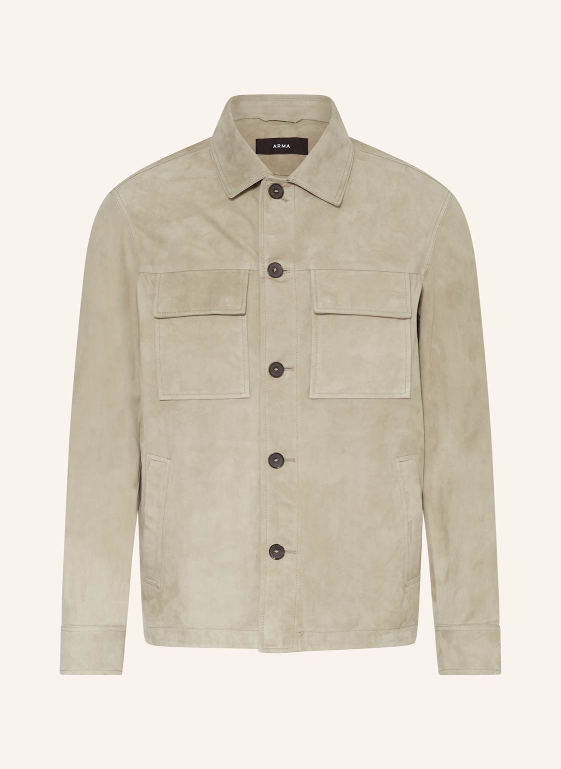 Arma Leder-Overjacket Mex gruen Arma Leder-Overjacket Mex gruen von ARMA