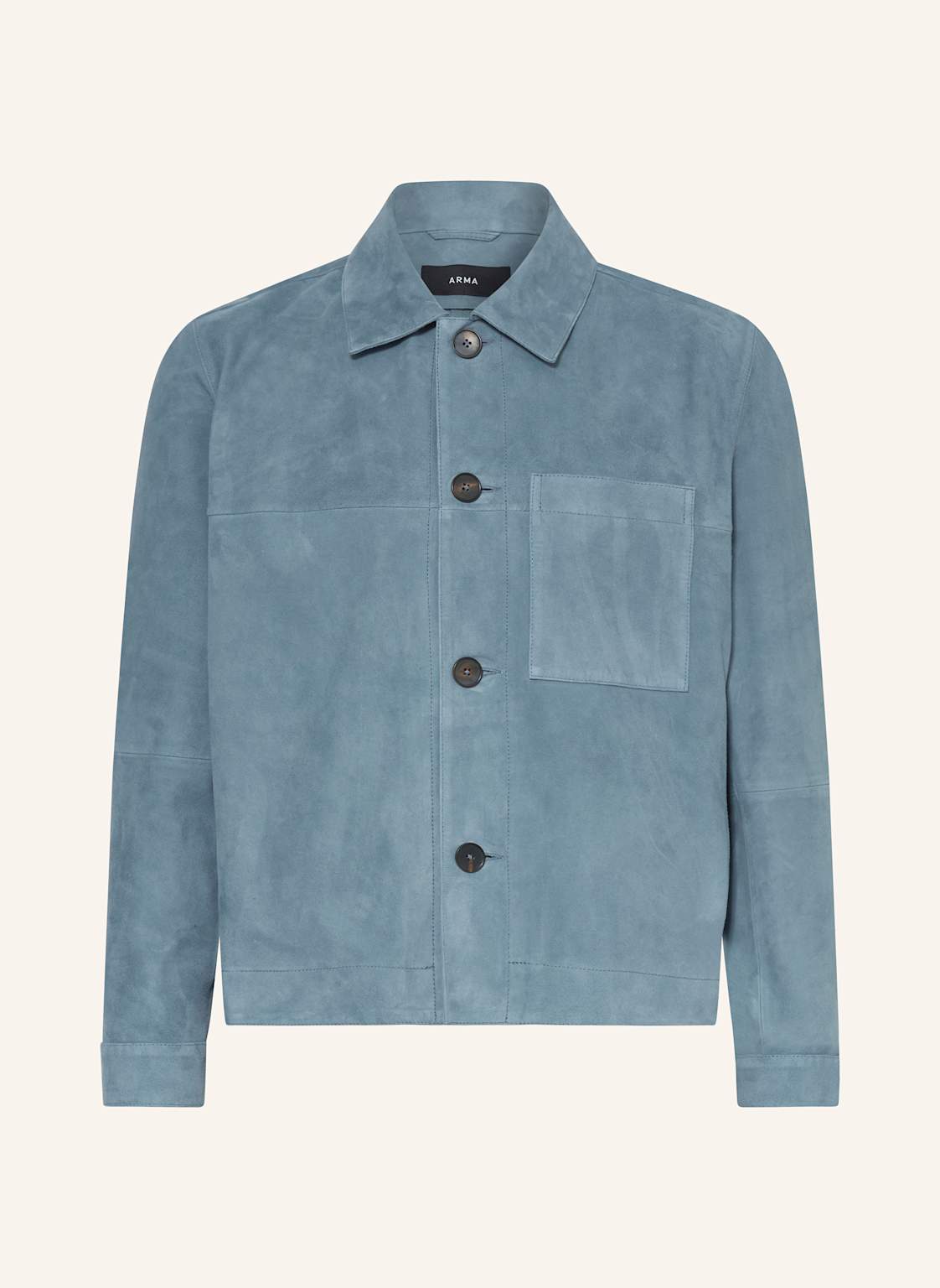 Arma Leder-Overjacket Peak blau Arma Leder-Overjacket Peak blau von ARMA