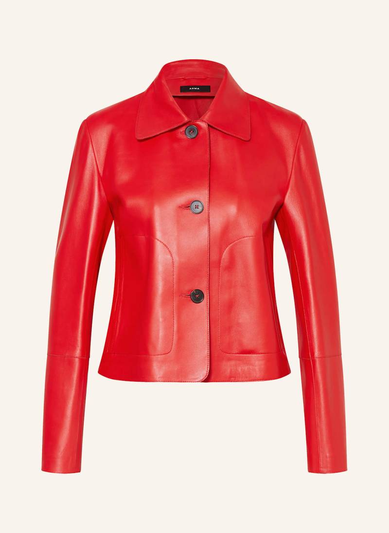 Arma Lederjacke rot von ARMA