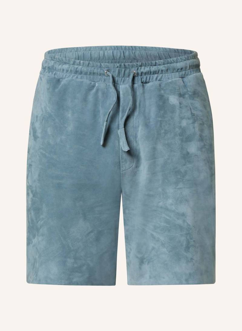 Arma Ledershorts Pacific blau von ARMA