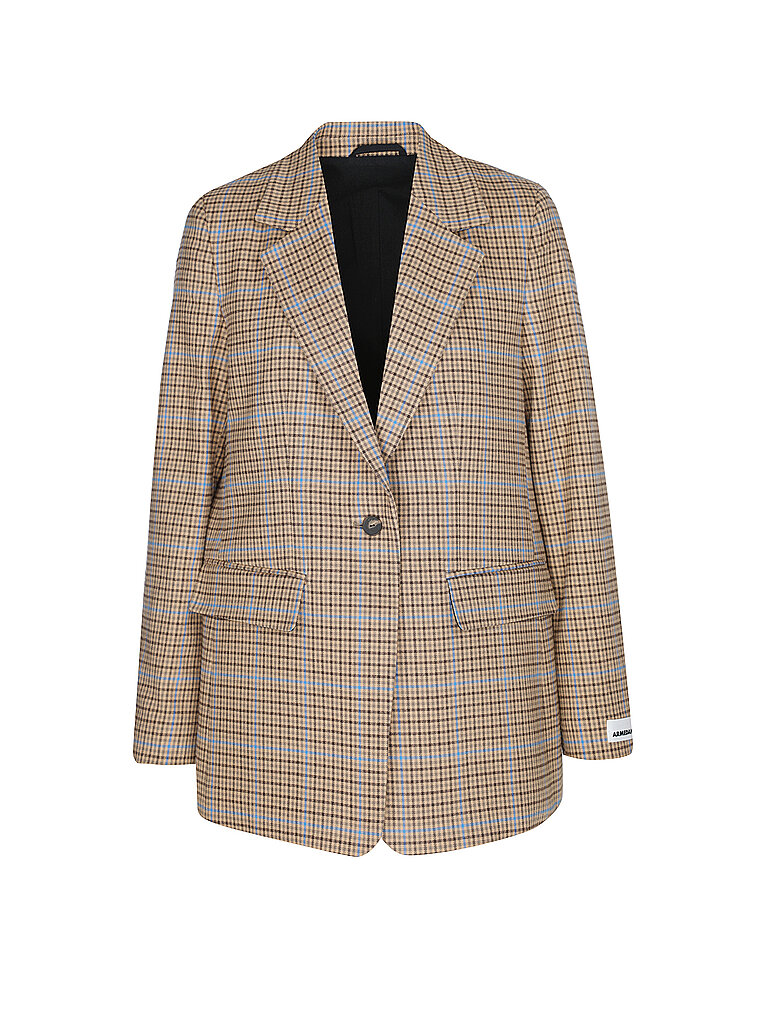 ARMEDANGELS Blazer MIKAALA PATTERN camel | M von ARMEDANGELS