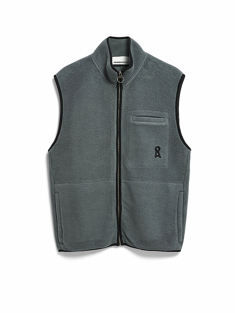 ARMEDANGELS Gilet AABLEO  dunkelgrün | L von ARMEDANGELS