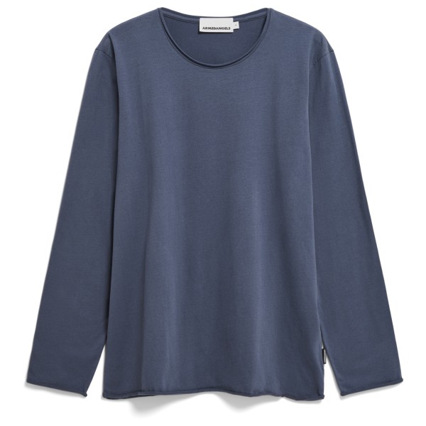 ARMEDANGELS - Maarkos L/S Brushed - Longsleeve Gr S blau von ARMEDANGELS