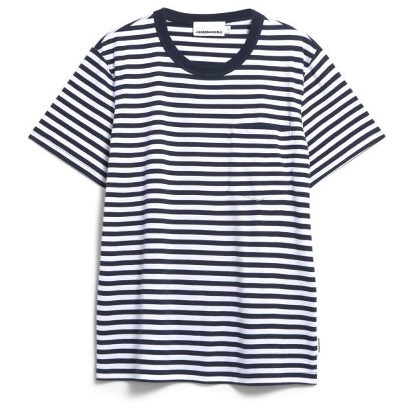 ARMEDANGELS - Maarkos Pocket Stripes - T-Shirt Gr L;M;S;XL;XXL grau von ARMEDANGELS