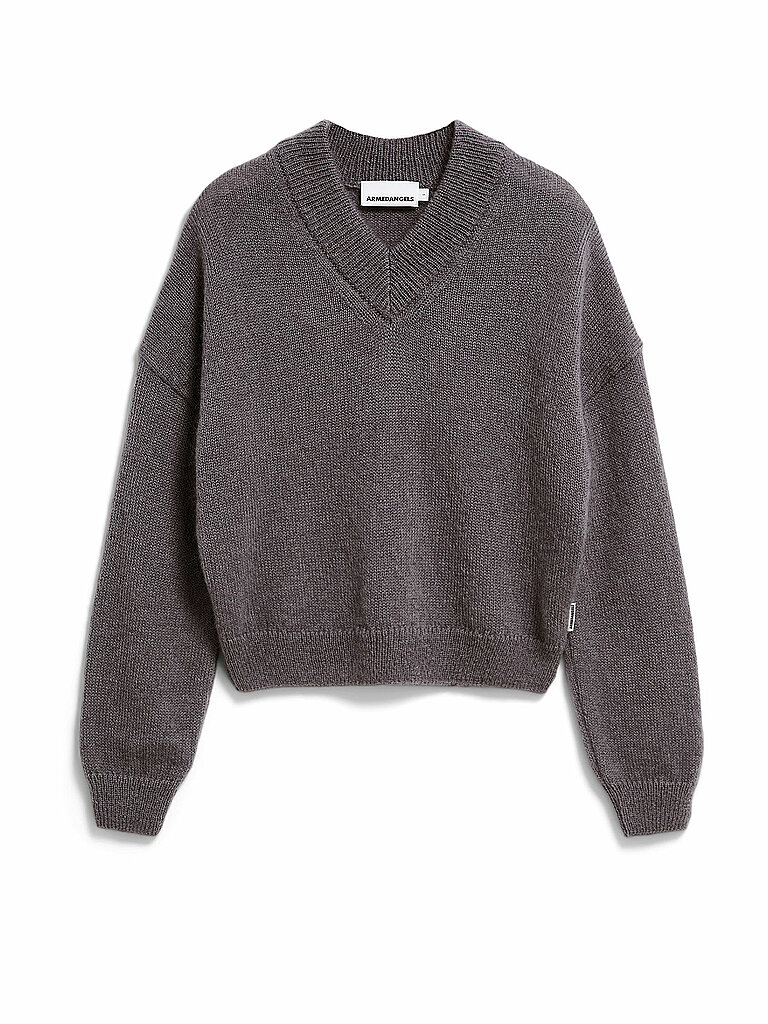 ARMEDANGELS Pullover ALBASAA MOHAIR  grau | L von ARMEDANGELS