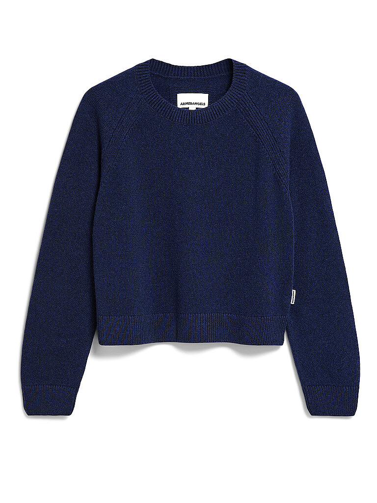 ARMEDANGELS Pullover DILIRIAA REGLANA blau | M von ARMEDANGELS